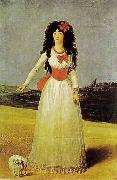 Portrait of the Dutchess of Alba Francisco Jose de Goya